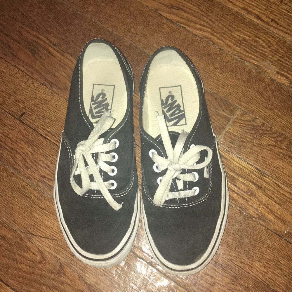black and white vans